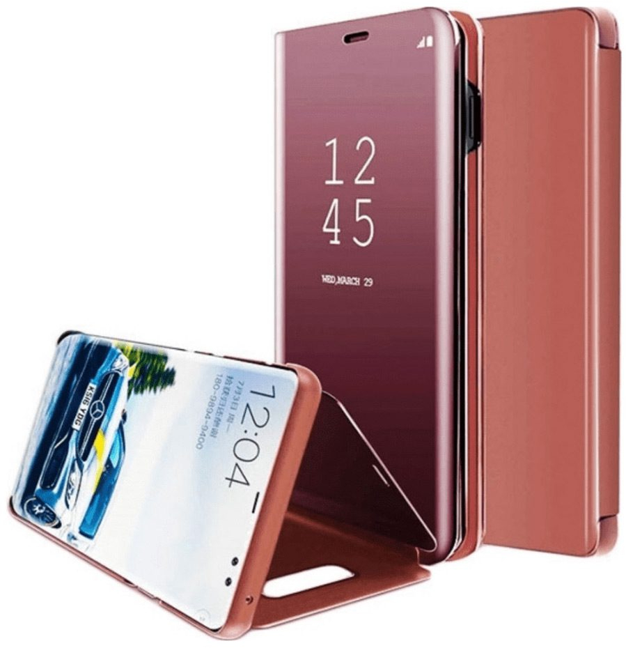 Clear View Case cover Θήκη για Samsung Galaxy A22 4G rose gold*