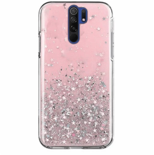 Wozinsky Star Glitter Shining Cover for Xiaomi Redmi 9 pink*