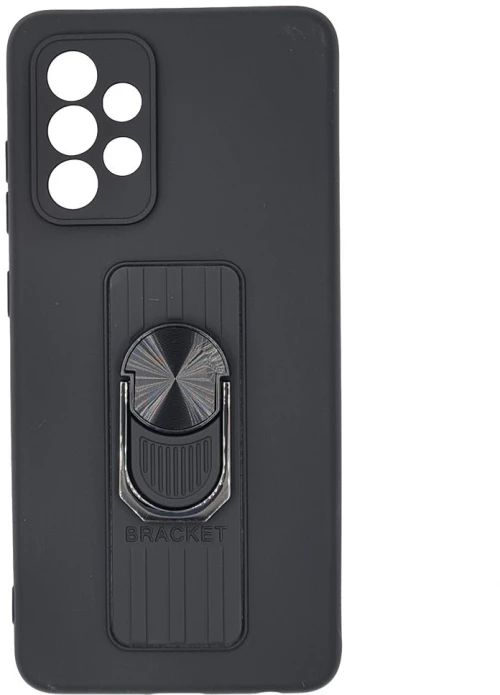 Ring Case silicone case with finger grip and stand Θήκη για Samsung Galaxy A52s 5G / A52 5G / A52 4G black*