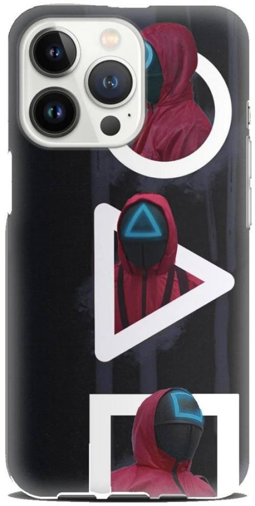 Squid Game 2 Silicone case Θήκη για Iphone 13 Pro Max black-red