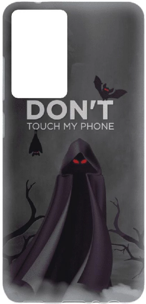 Don’t Touch My Phone Silicone case Θήκη για Poco M3 / Redmi 9T grey