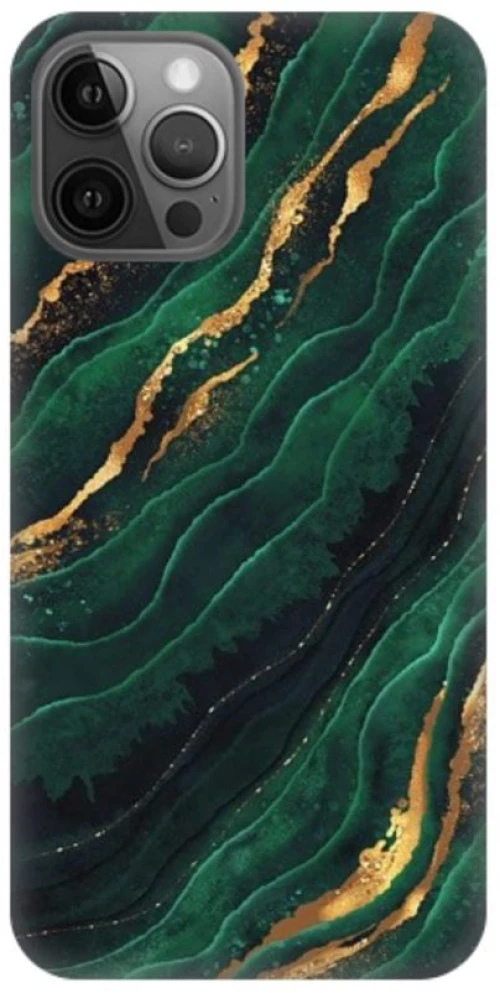 Marble Silicone case Θήκη για Iphone 13 Pro Max green