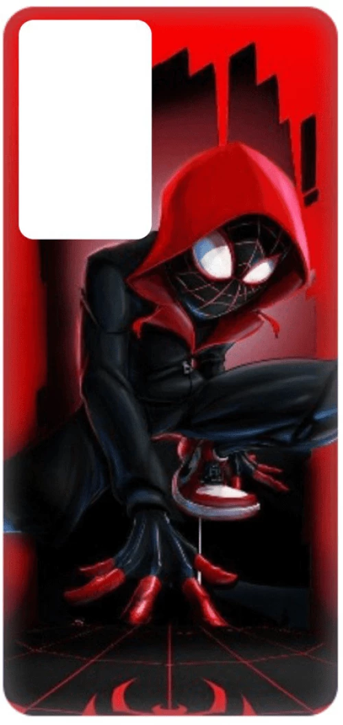 Miles Morales Spiderman Silicone case Θήκη για Xiaomi Redmi Note 10 Pro red