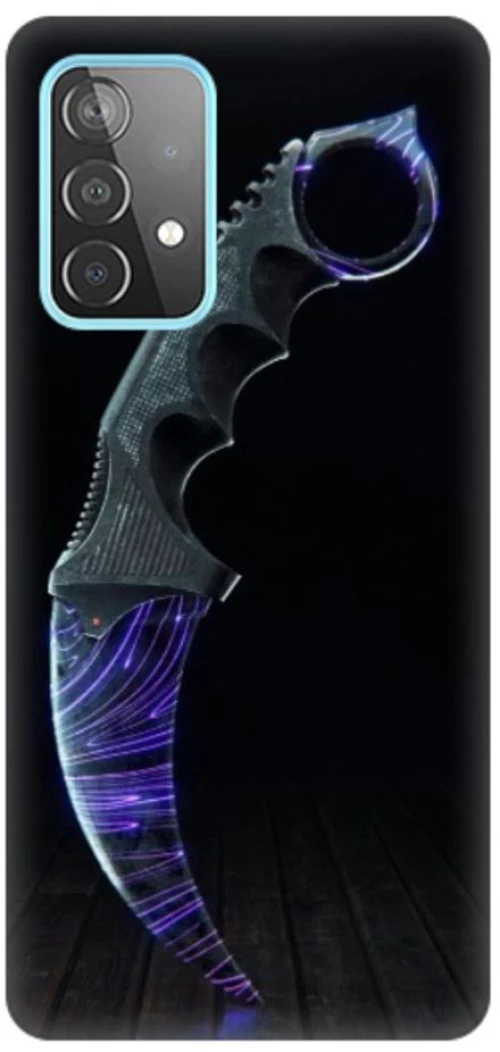 Knife Silicone case Θήκη για Samsung Galaxy A52s / A52 5G / A52 4G black