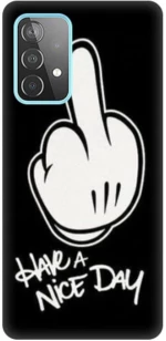 Have A Nice Day Silicone case Θήκη για Samsung Galaxy A52s / A52 5G / A52 4G black
