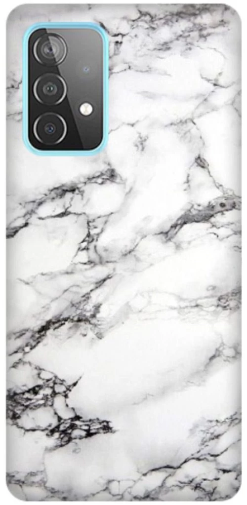 Marble Silicone case Θήκη για Samsung Galaxy A72 4G white