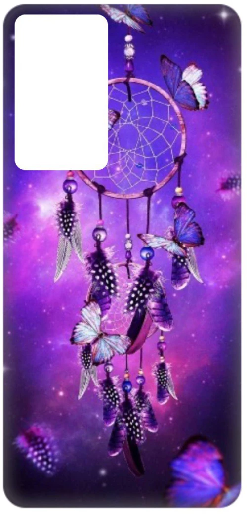 Dream Catcher Silicone case Θήκη για Xiaomi Redmi 9T / Poco M3 purple