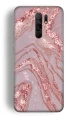Marble Silicone case for Xiaomi Redmi 9 pink