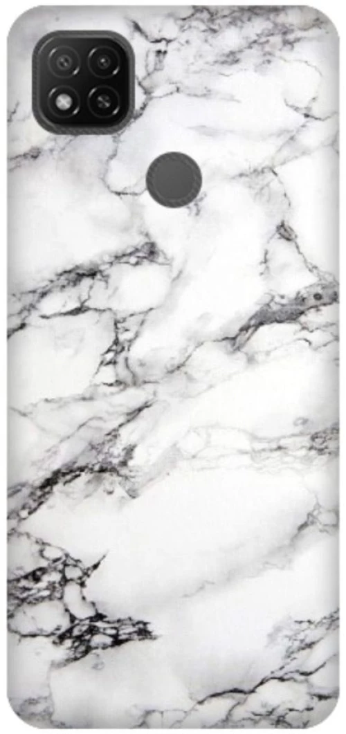 Marble Silicone case for Xiaomi Redmi 9C white