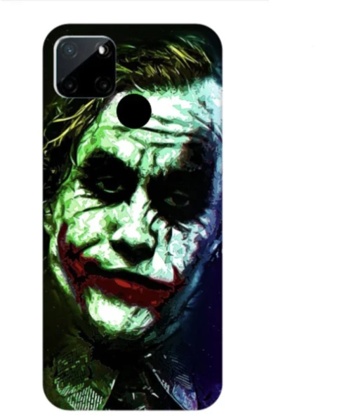 Glossy Joker Custom Silicone case Θήκη για Realme C21 green