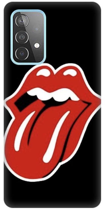 Rolling Stones Silicone case Θήκη για Samsung Galaxy A33 5G black-red