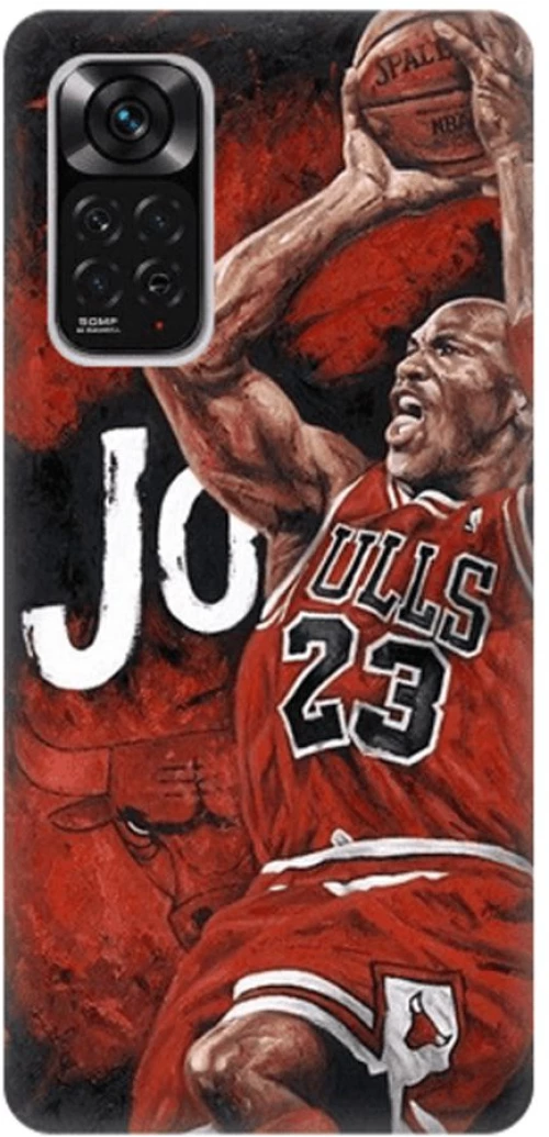 Jordan Silicone case Θήκη για Xiaomi Redmi Note 11 4G red