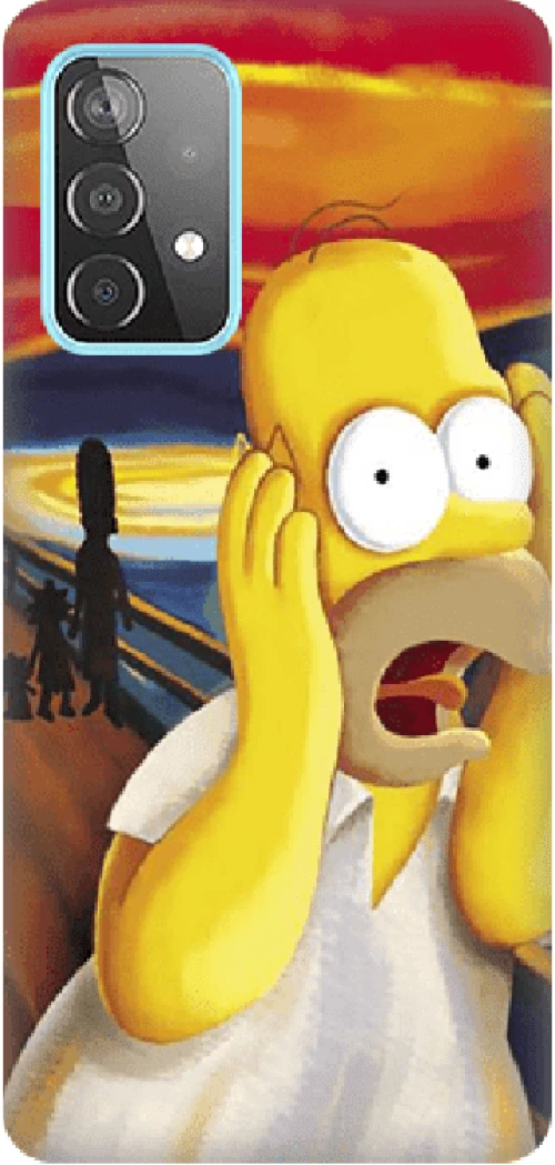 Simpson Scream Night Silicone case Θήκη για Samsung Galaxy A13 4G