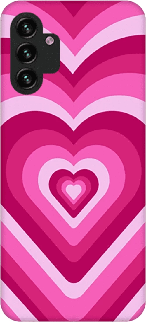 Hearts Silicone case Θήκη για Samsung Galaxy A13 5G / A04S pink
