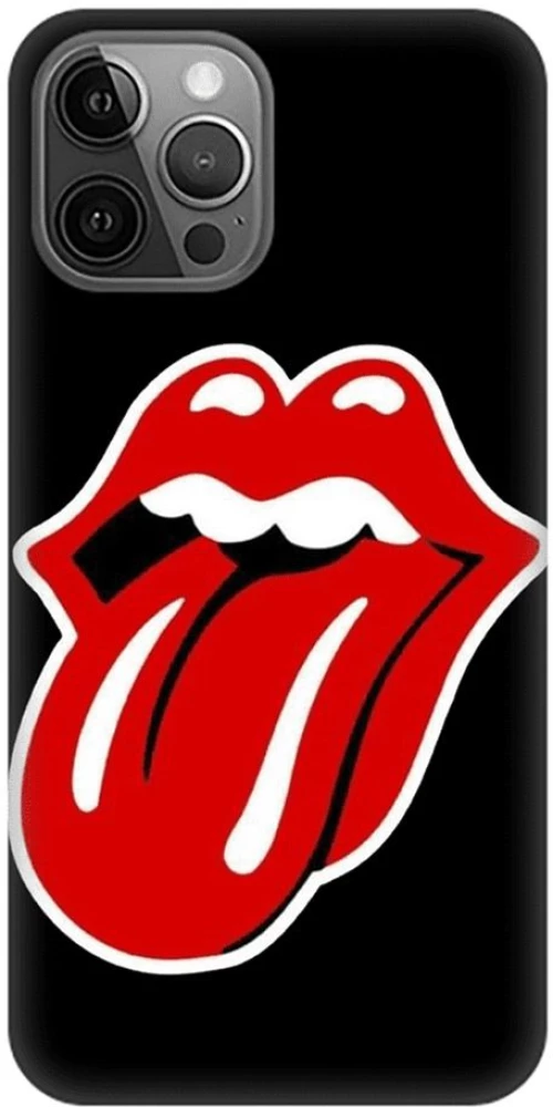 Rolling Stones Silicone case Θήκη για iPhone 11 Pro Max black-red