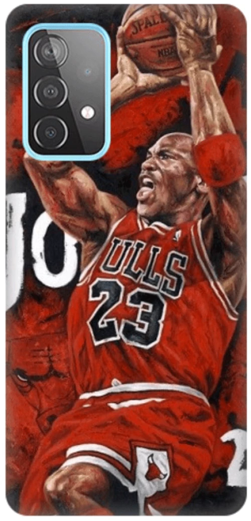 Glossy Jordan Custom Silicone Case red