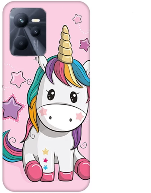 Baby Unicorn Silicone case Θήκη για Realme C35 pink
