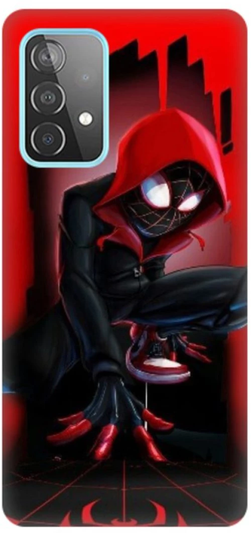 Miles Morales Spiderman Silicone case Θήκη για Samsung Galaxy A73 5G red