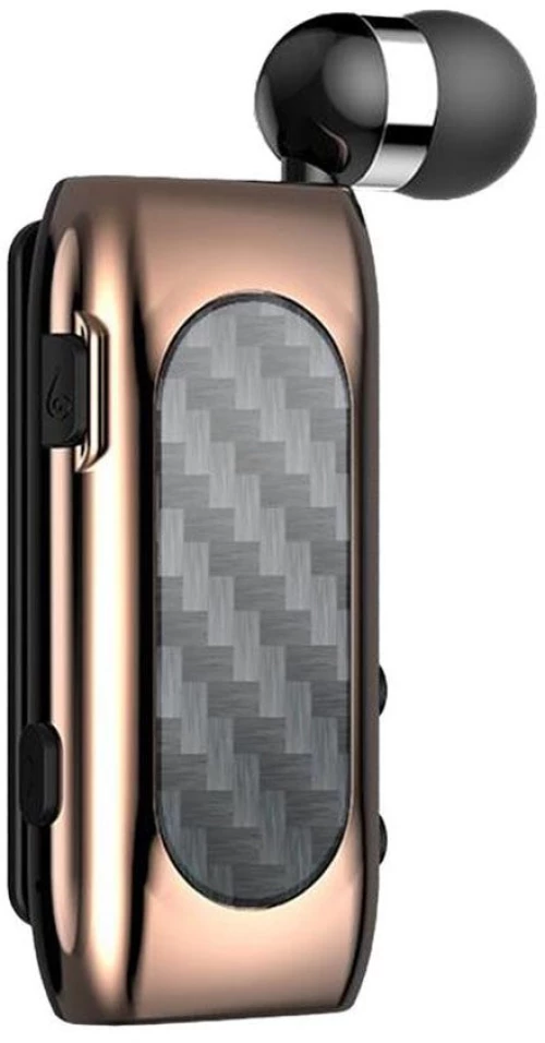 K56 RETRACTABLE VIBRATION BLUETOOTH HEADSET GOLD*