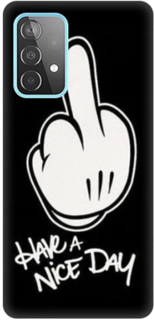 Have A Nice Day Silicone case Θήκη για Samsung Galaxy A23 black