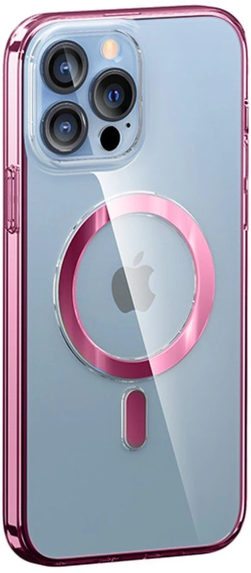 Kingxbar PQY Pure Series Magnetic Case Θήκη για iPhone 13 Housing Cover Red (MagSafe Compatible)*