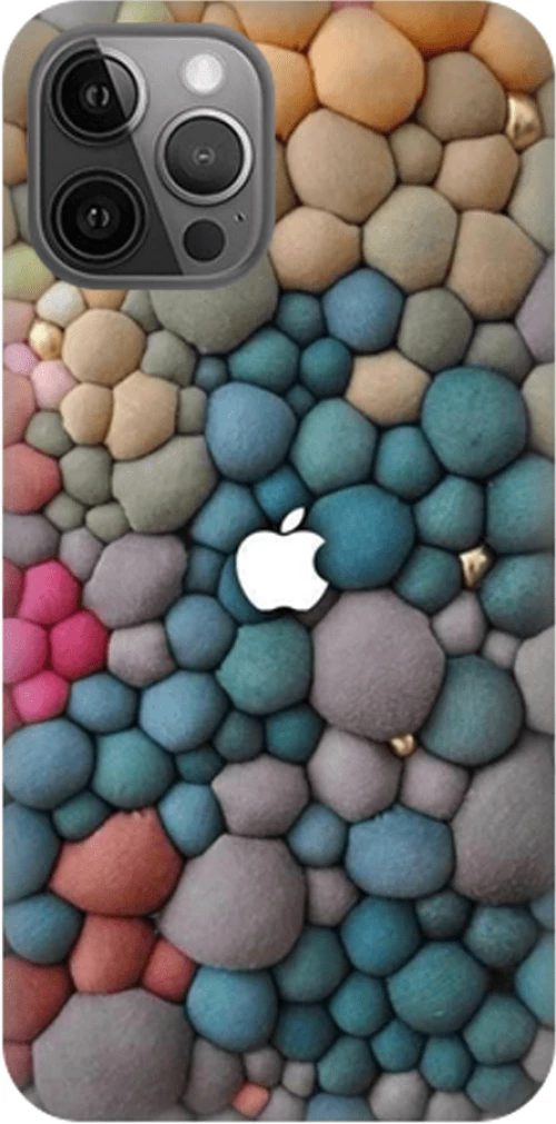 colorful pebbles Silicone case Θήκη για iPhone 13 pro