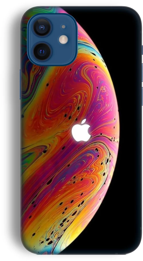 Colorful planet Silicone case Θήκη για iPhone 12