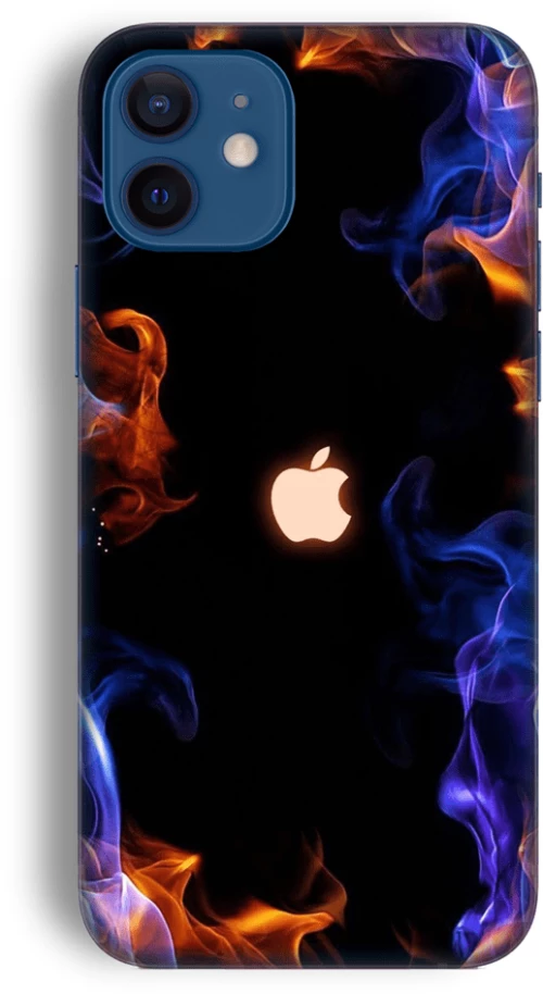 colorful smoke Silicone case Θήκη για iPhone 11