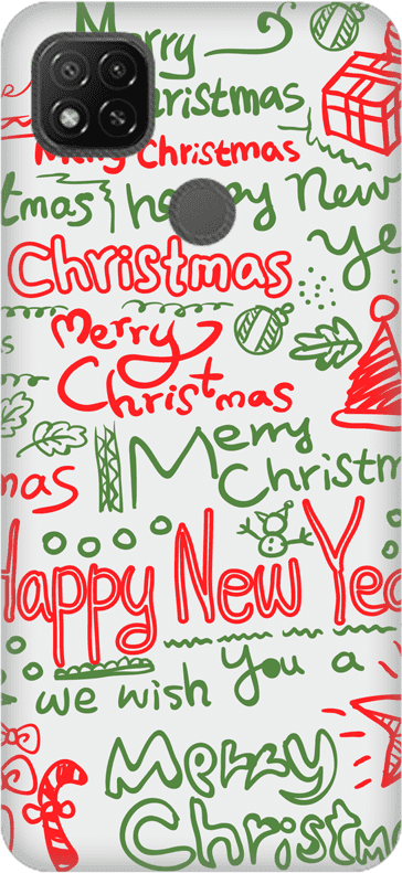 Silicone case Christmas Edition Θήκη για Xiaomi Redmi 9C style 10 white