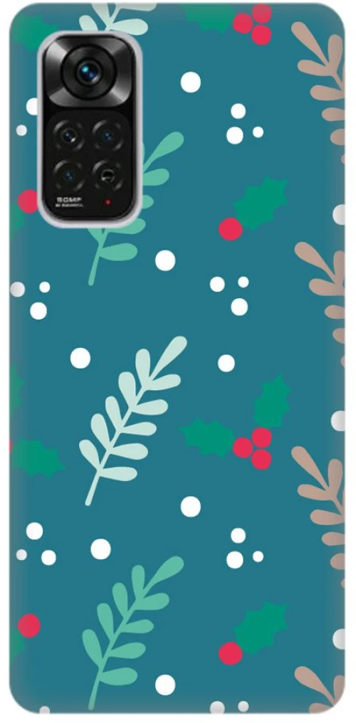 Custom Silicone case Christmas Edition Xiaomi Redmi Note 11 Pro 5G style 17 Blue