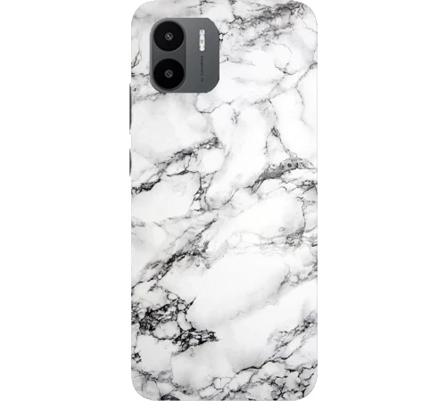 Marble Silicone case for Xiaomi Redmi A1 white