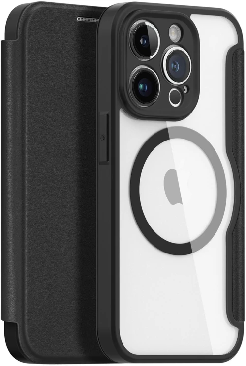 Dux Ducis Skin X Pro case Θήκη για iPhone 14 Pro Max MagSafe magnetic flip case black*
