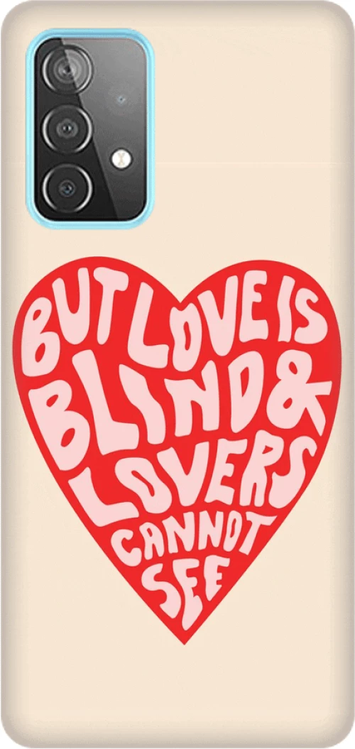 Heart Silicone case Θήκη για Samsung Galaxy A53 red