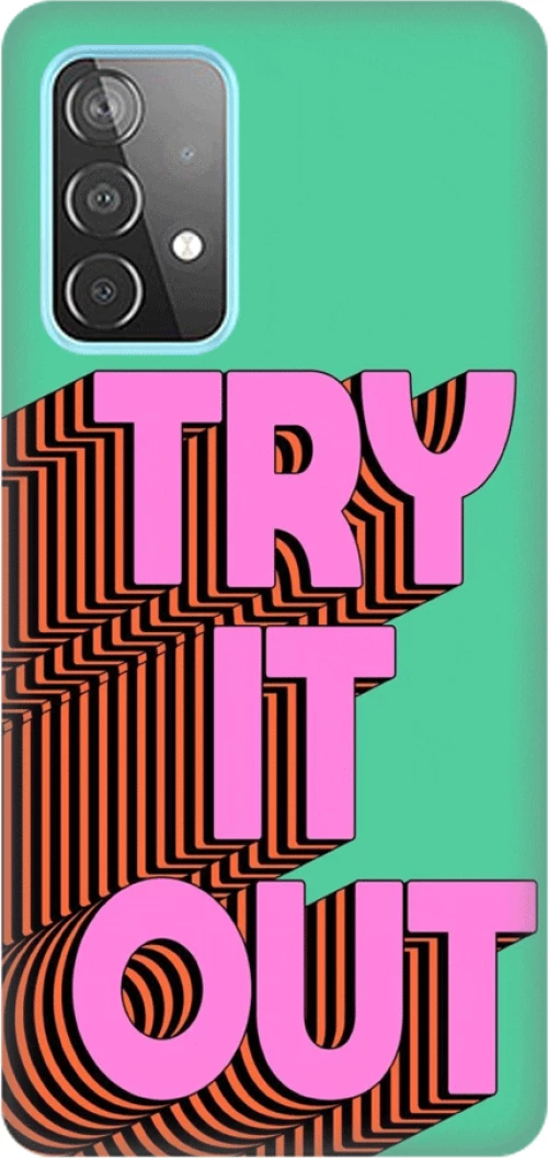 Try it out Silicone case Θήκη για Samsung Galaxy A52s / A52 5G / A52 4G green