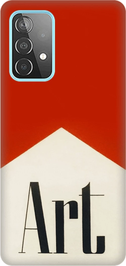 Art Silicone case Θήκη για Samsung Galaxy A52s / A52 5G / A52 4G red