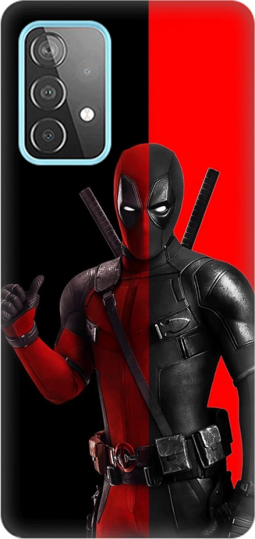 wade wilson Silicone case Θήκη για Samsung Galaxy A13 4G red black