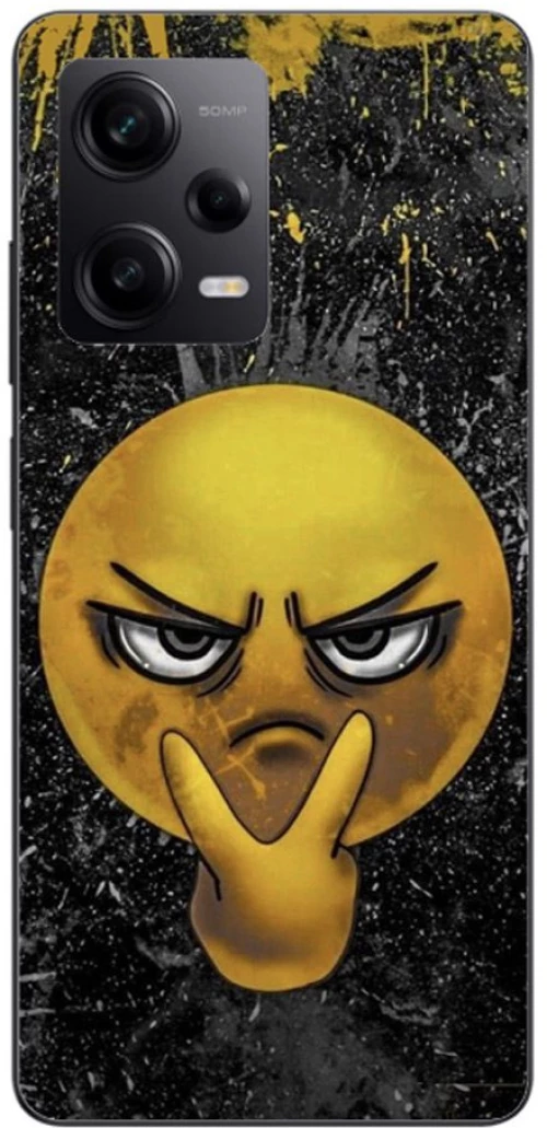 I See You Emoji Silicone Case θήκη για Xiaomi Redmi note 12 pro 5g yellow