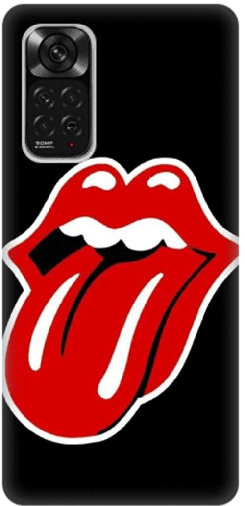 Rolling Stones Silicone case Θήκη για Xiaomi Redmi Note 11 Pro 5G red