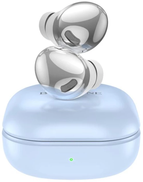 Ασύρματα ακουστικά BOROFONE Earphones BW10 Buds wireless silver-blue