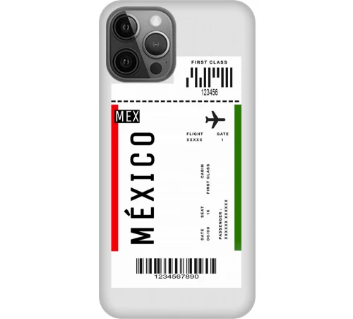 Travel To Mexico Silicone Διαφανη Θήκη για iPhone 13 pro max