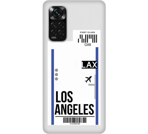 Travel To Los Angeles Silicone Διαφανη Θήκη για Xiaomi Redmi Note 11 Pro 5G