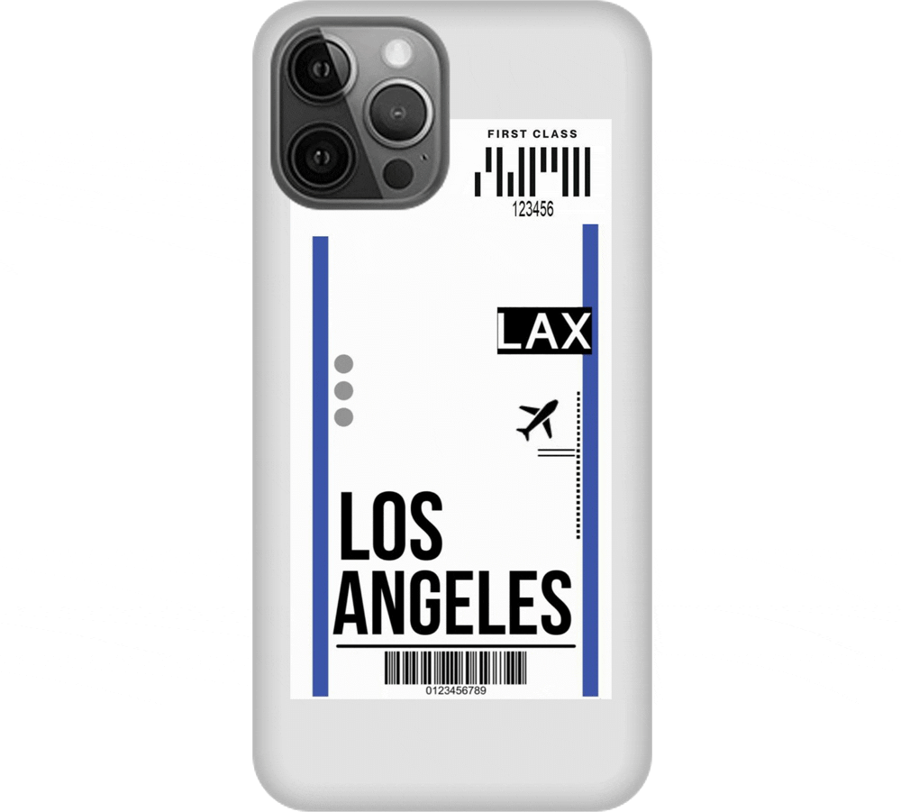 Travel To Los Angeles Silicone Διαφανη Θήκη για iPhone 13 pro