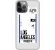 Travel To Los Angeles Silicone Διαφανη Θήκη για iPhone 13 pro