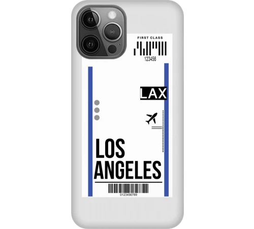 Travel To Los Angeles Silicone Διαφανη Θήκη για iPhone 13 pro max