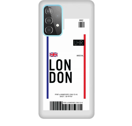 Travel To London Silicone Διαφανη Θήκη για Samsung Galaxy A53 5G