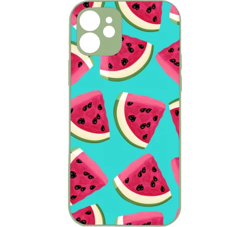 Watermelon Premium Protective Hard Case light green Θήκη για Iphone 12