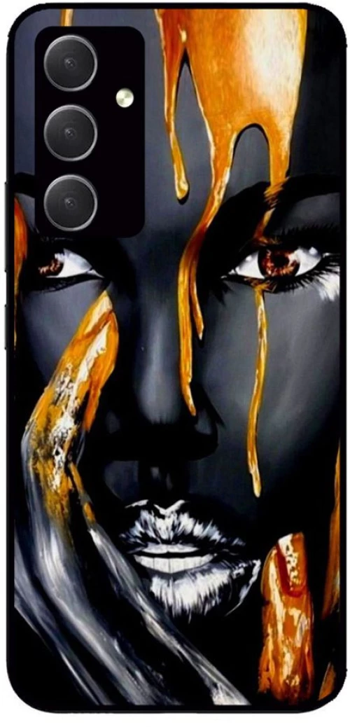 WOMAN IN BLACK Premium Protective Hard Case black Θήκη για Samsung Galaxy A34 5G