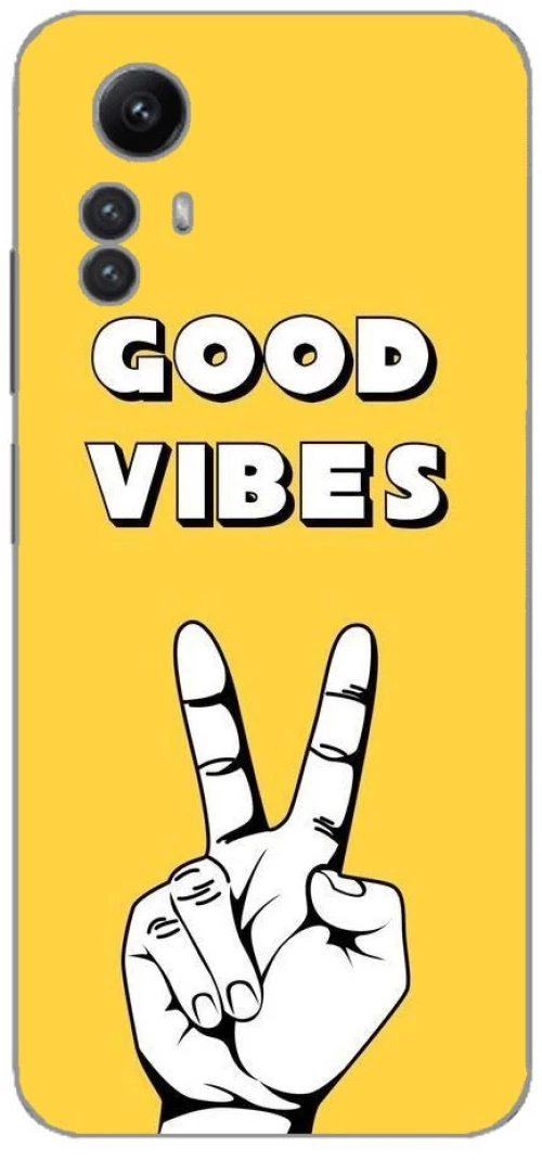 YELLOW GOOD VIBES Silicone case Θήκη για Xiaomi Redmi note 12s