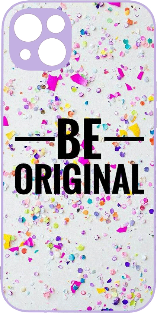 BE ORIGINAL Premium Protective Hard Case purple Θήκη για Iphone 13