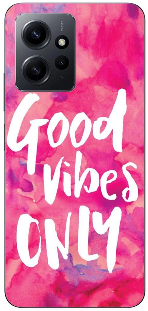 PINK GOOD VIBES Silicone Case θήκη για Xiaomi Redmi note 12 4g